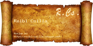 Reibl Csilla névjegykártya