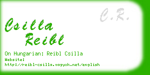 csilla reibl business card